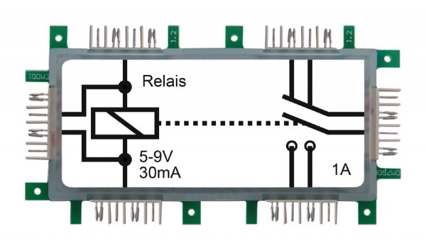 ALLNET Brick’R’knowledge Relais 5-9V 30mA 2x1