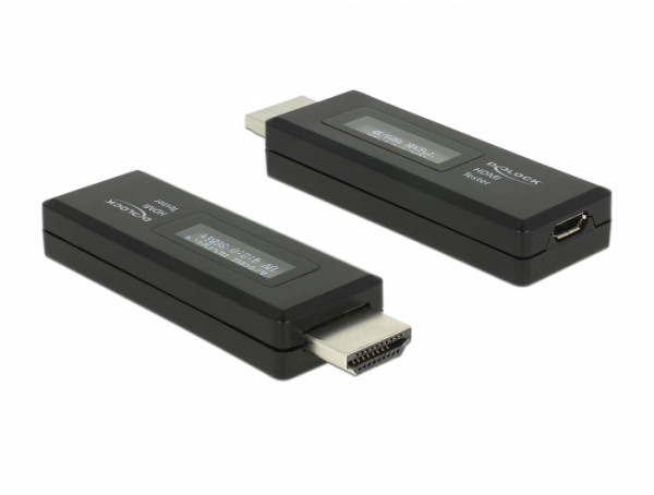 DeLock HDMI EDID Tester mit OLED Anzeige