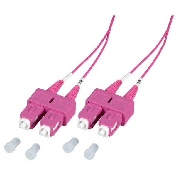 LWL-2-Faser-Patchk. 5mtr.SC-SC, 50/125um, OM4