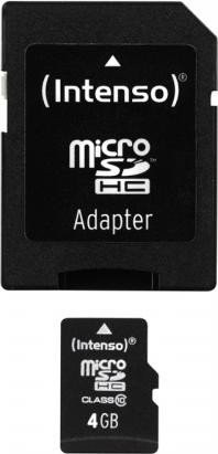 Flash SecureDigitalCard (microSD) 4GB - Intenso