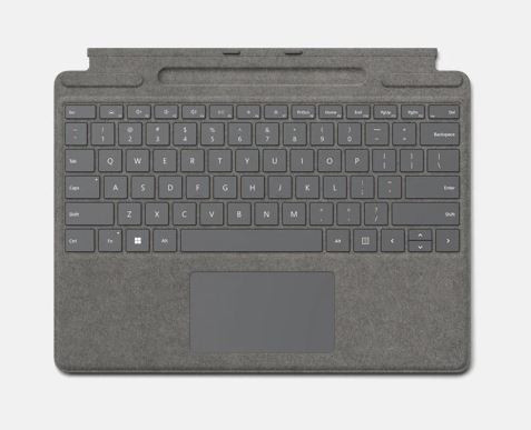 MS Surface Zubehör Pro 8 Type Cover Signature *platinum*