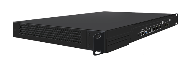 ALLNET Network Appliance/Server 19" Intel® N150 1HU - Barebone 4x 2.5GBit LAN 2x SFP+