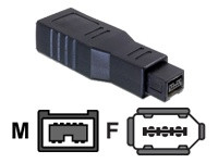 Delock Adapter FireWire 9pin St > 6pin Bu