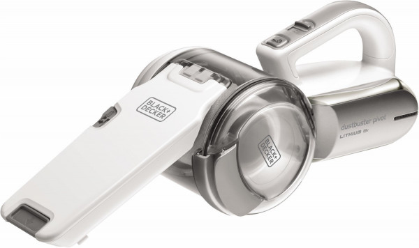 Black&Decker Akku-Handstaubsauger - PV1820L Dustbuster Pivot weiß-silber