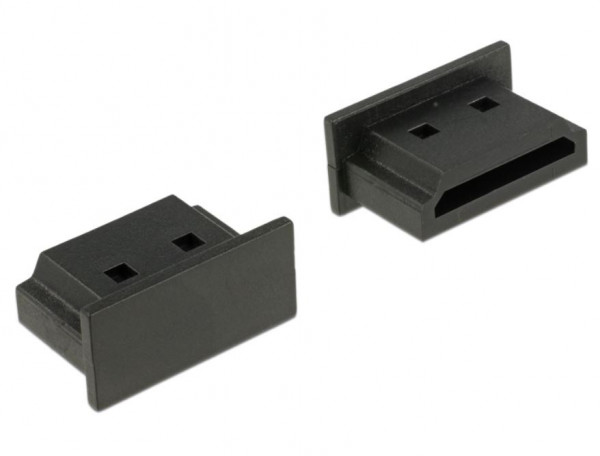 Adapter HDMI Staubschutz 10er-Pack *DeLock* schwarz