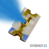 Synergy 21 LED SMD PLCC2 2012 blau 120-140mcd
